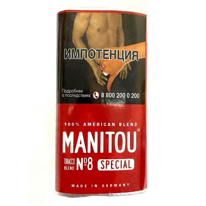 Табак сигаретный MANITOU American Blend Special Red (Маниту Американ Бленд Спешл Ред) №8 30гр